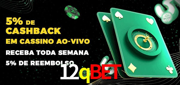 Promoções do cassino ao Vivo 12qbet